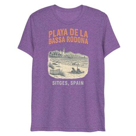 Playa de la Bassa Rodone (Triblend) - Purple Triblend