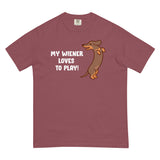 Playful Wiener (Boxy Tee)-Boxy T-Shirt-Swish Embassy