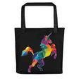 Polygon Unicorn (Tote bag)-Bags-Swish Embassy