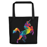 Polygon Unicorn (Tote bag)-Bags-Swish Embassy