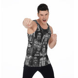 Pop Boys Black (Allover Tank Top)-Allover Tank Top-Swish Embassy