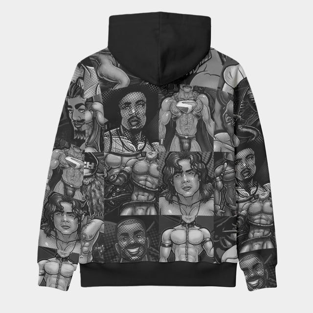 Pop Boys Black (AOP Hoodie)-AOP Hoodie-Swish Embassy