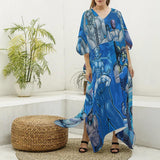 Pop Boys Blue (Kaftan)-Kaftan-Swish Embassy