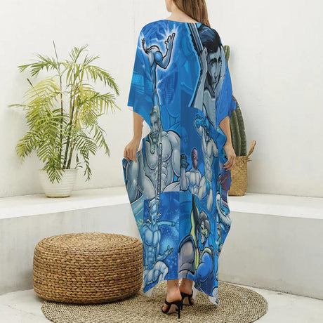 Pop Boys Blue (Kaftan)-Kaftan-Swish Embassy