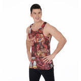Pop Boys Red (Allover Tank Top)-Allover Tank Top-Swish Embassy