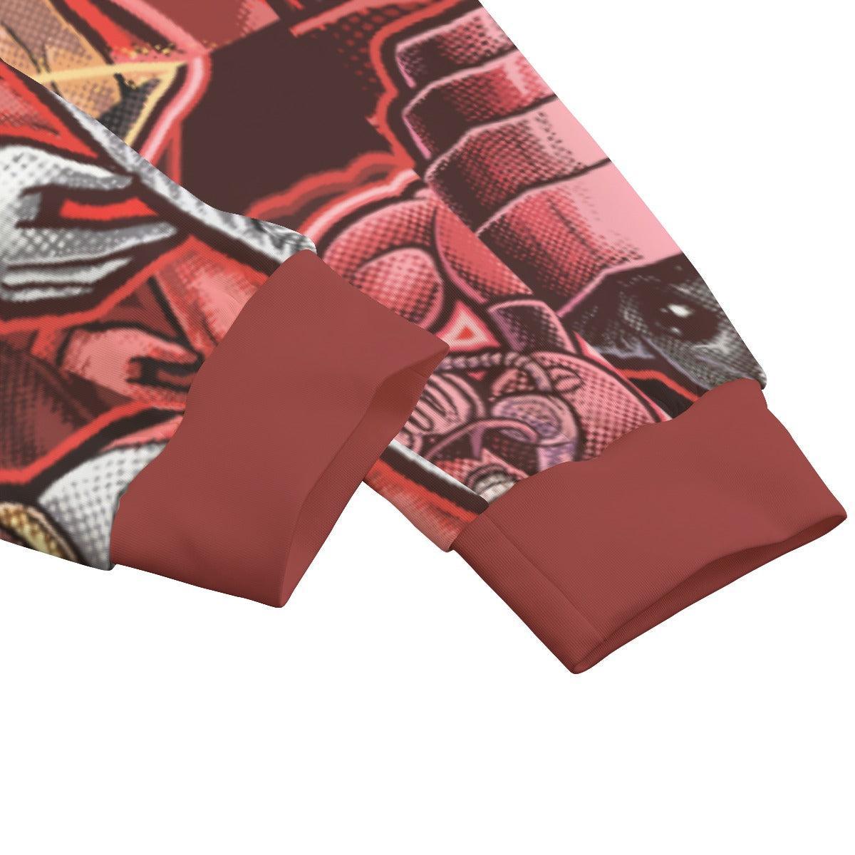 Pop Boys Red (AOP Sweatpants)-AOP Sweatpants-Swish Embassy