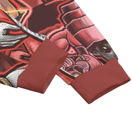 Pop Boys Red (AOP Sweatpants)-AOP Sweatpants-Swish Embassy