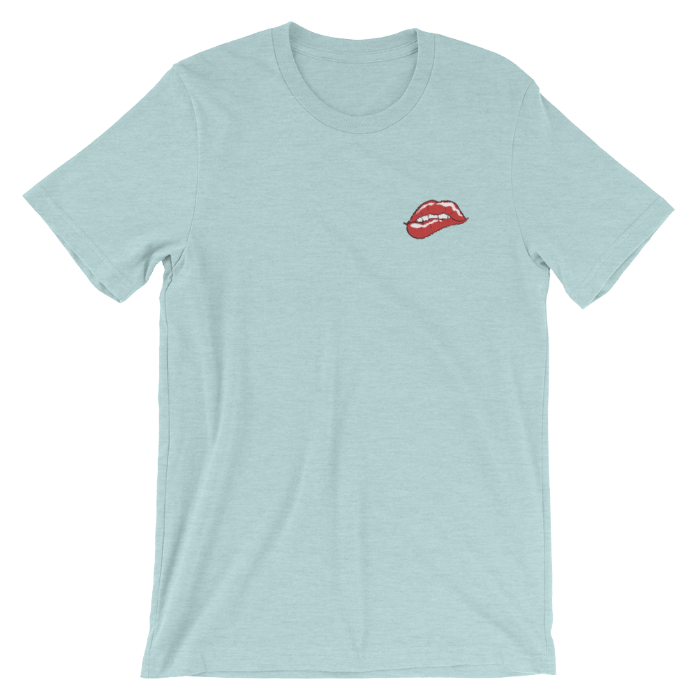 Pop Lust (Embroidered T-Shirt)-Embroidered T-Shirts-Swish Embassy