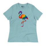 Pride Flamingo (Women's Relaxed T-Shirt)-Women's T-Shirts-Swish Embassy