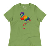 Pride Flamingo (Women's Relaxed T-Shirt)-Women's T-Shirts-Swish Embassy