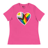 Pride Heart (Women's Relaxed T-Shirt)-Women's T-Shirts-Swish Embassy