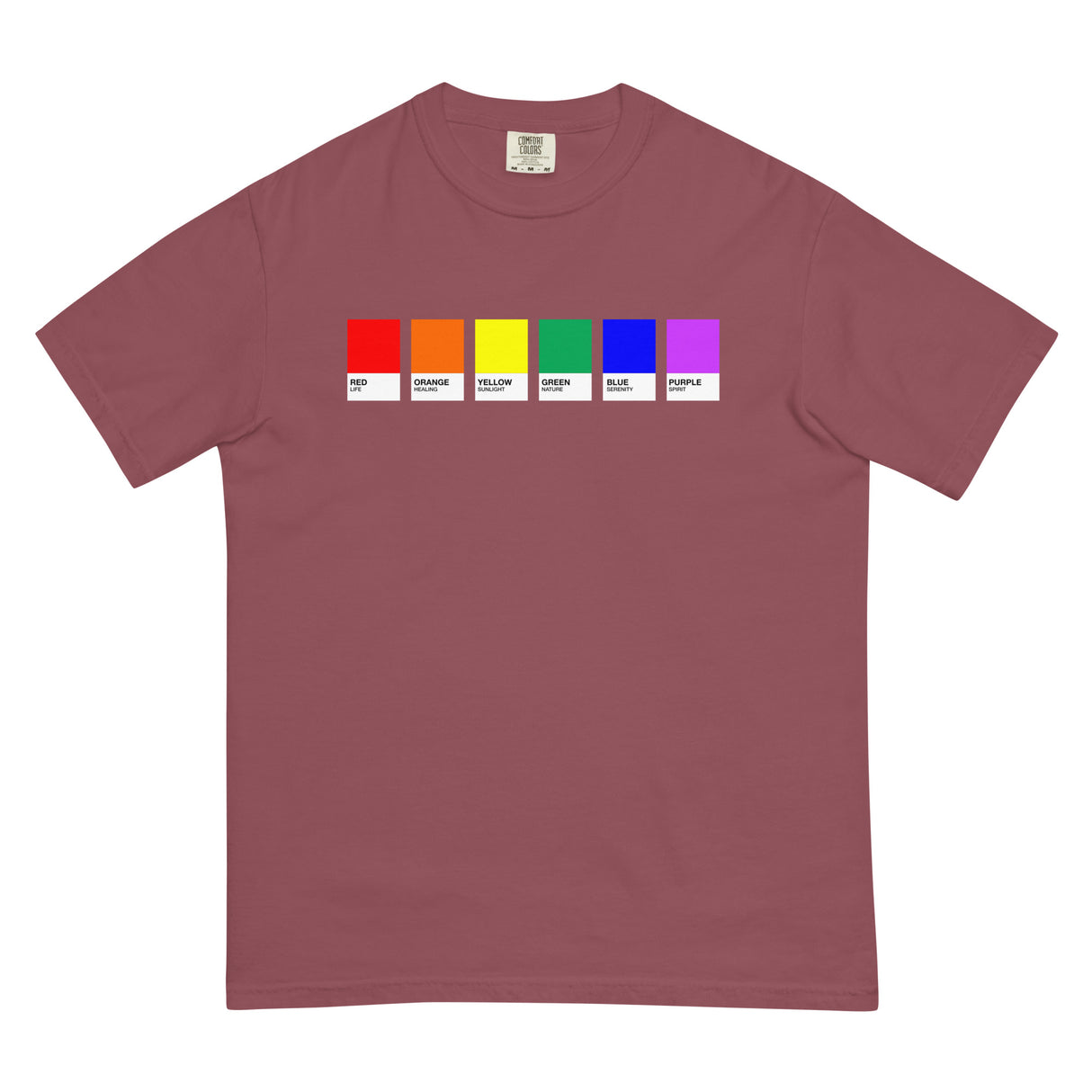 Pride Swatches (Boxy Tee)-Boxy T-Shirt-Swish Embassy