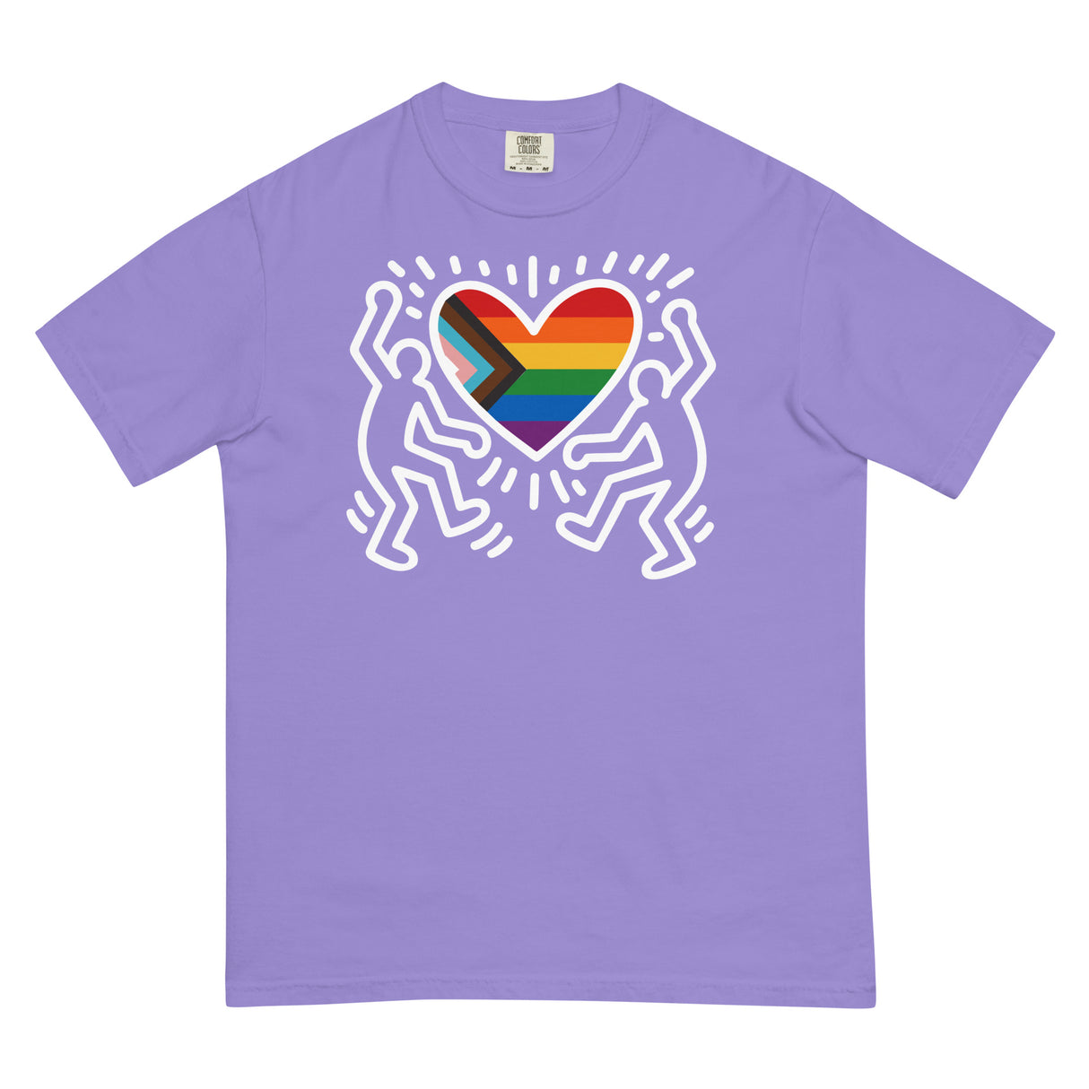 Progress Pride Figures (Boxy Tee)-Boxy T-Shirt-Swish Embassy