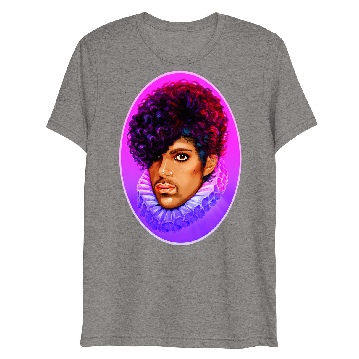 Purple Ruffles (Triblend)-Triblend T-Shirt-Swish Embassy