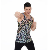Rainbow Leopard (Allover Tank Top)-Allover Tank Top-Swish Embassy