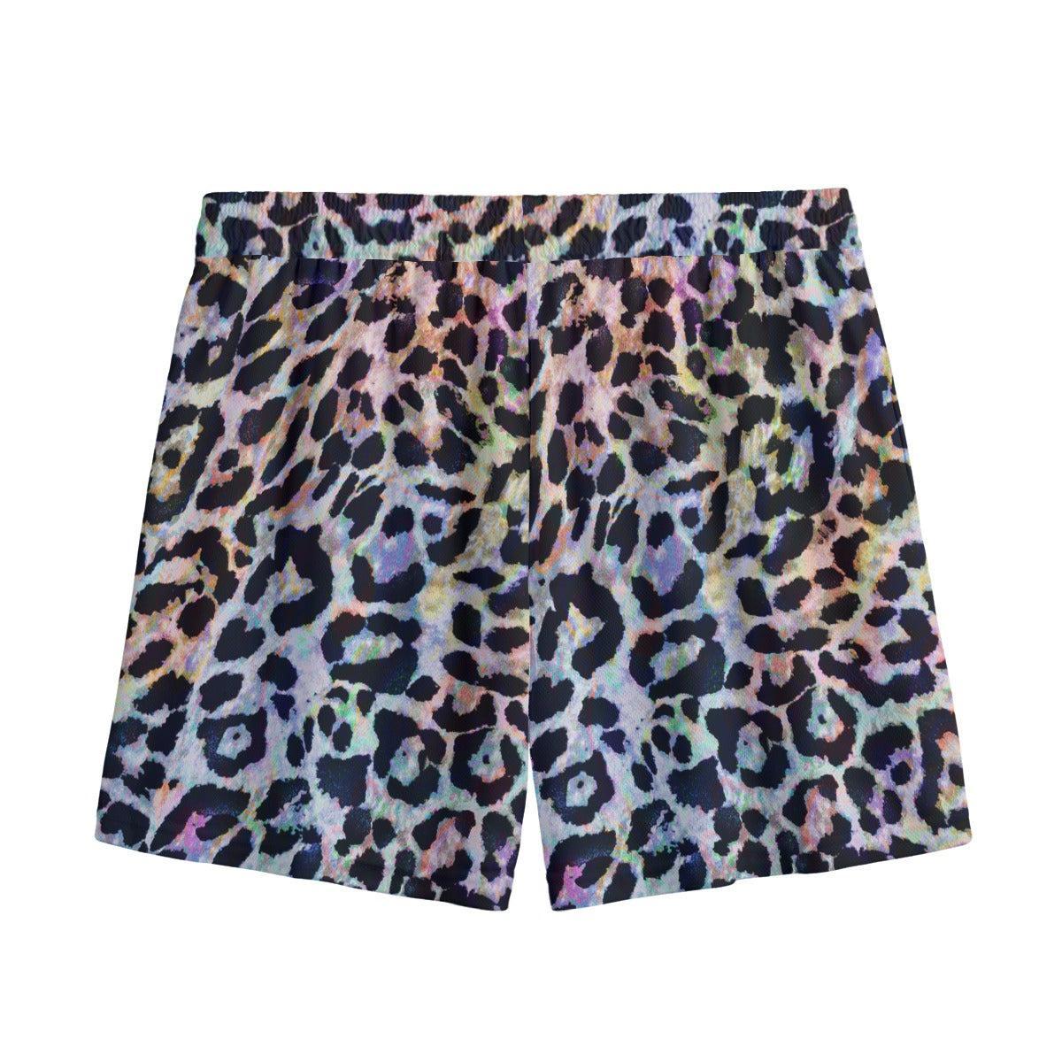 Rainbow Leopard (Shorts)-Shorts-Swish Embassy