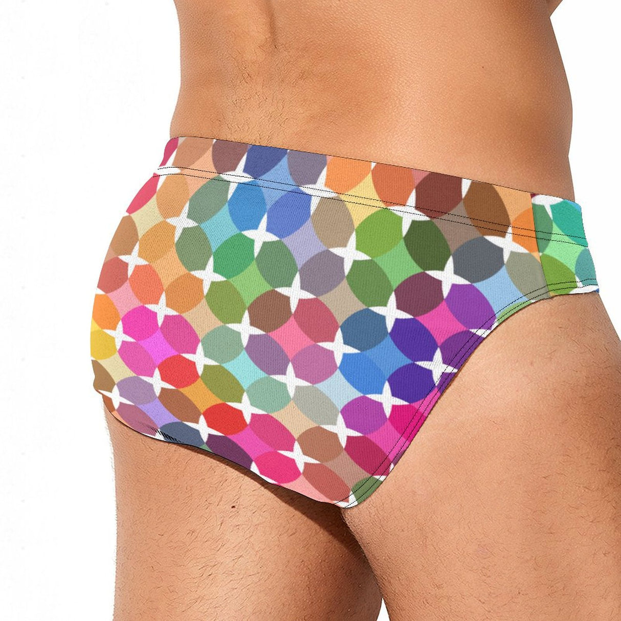 Rainbow Star (Swim Briefs)-Swim Briefs-Swish Embassy