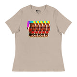 Rainbows and Rhythm (Women's Relaxed T-Shirt)-Women's T-Shirts-Swish Embassy