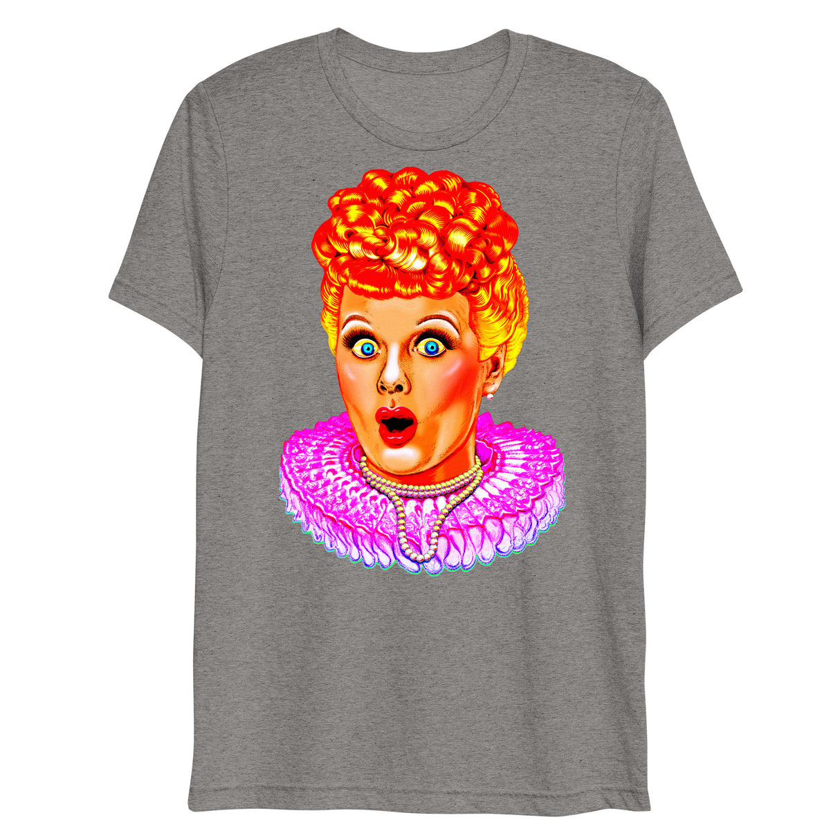 Red Hair Don’t Care (Triblend)-Triblend T-Shirt-Swish Embassy