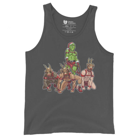 Reindeer Gains (Tank Top)-Christmas Tank Tops-Swish Embassy