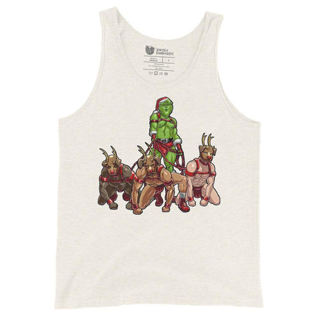 Reindeer Gains (Tank Top)-Christmas Tank Tops-Swish Embassy