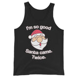 Santa Came Twice (Tank Top)-Christmas Tank Tops-Swish Embassy