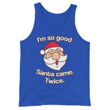 Santa Came Twice (Tank Top)-Christmas Tank Tops-Swish Embassy