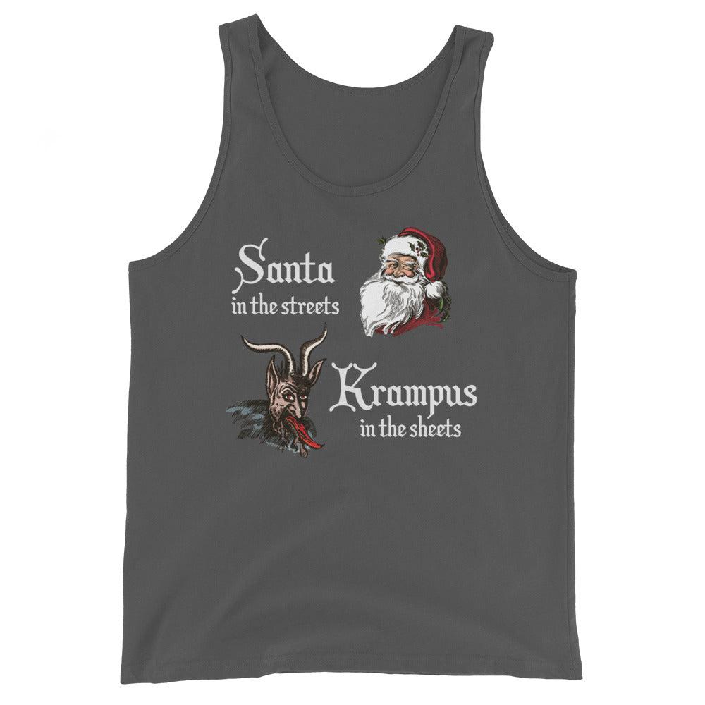 Santa in the Streets (Tank Top)-Christmas Tank Tops-Swish Embassy