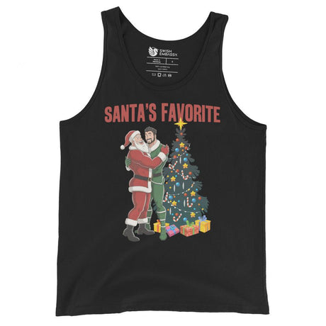 Santa's Favorite (Tank Top)-Christmas Tank Tops-Swish Embassy