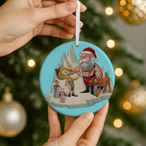 Santa'S Little Helper (Ceramic Holiday Keepsake)-Ceramic Holiday Keepsake-Swish Embassy