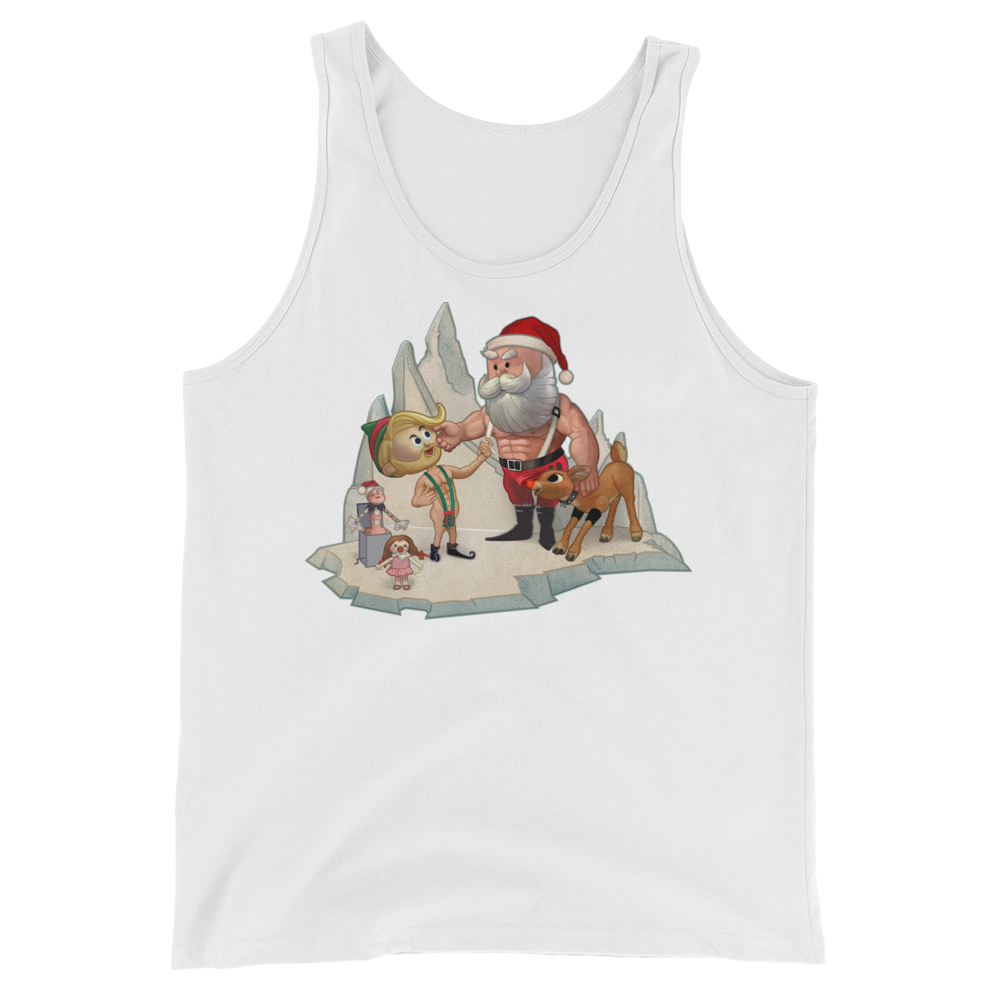 Santa's Little Helper (Tank Top)-Christmas Tank Tops-Swish Embassy