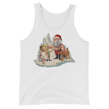 Santa's Little Helper (Tank Top)-Christmas Tank Tops-Swish Embassy