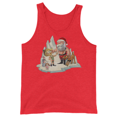 Santa's Little Helper (Tank Top)-Christmas Tank Tops-Swish Embassy