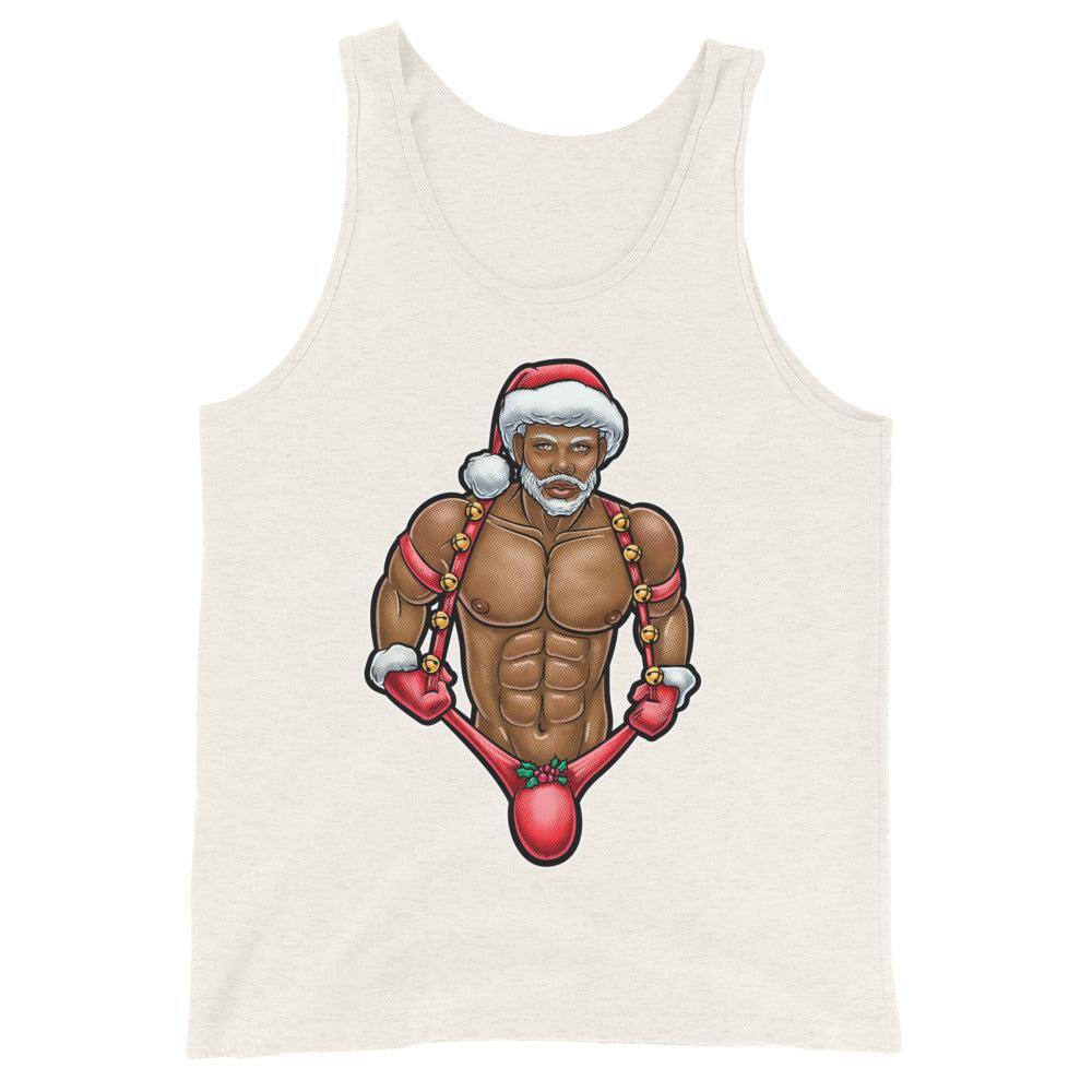 Santa's Packing Too (Tank Top)-Christmas Tank Tops-Swish Embassy