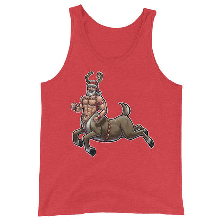 Santaur (Tank Top)-Christmas Tank Tops-Swish Embassy
