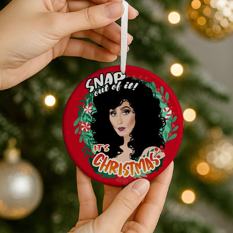 Snap Out of It It's XMas (Ceramic Holiday Keepsake)-Ceramic Holiday Keepsake-Swish Embassy