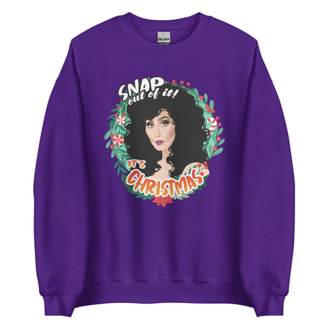 Snap Out of It It's Xmas (Sweatshirt)-Sweatshirt-Swish Embassy