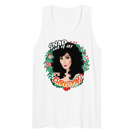 Snap Out of It It's Xmas (Tank top)-Christmas Tank Tops-Swish Embassy