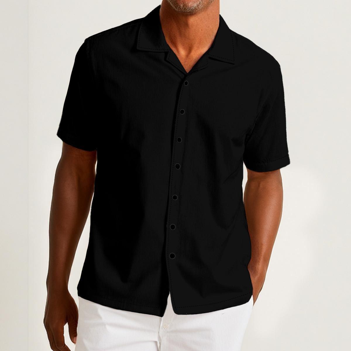 So Raven (Cotton Button Shirt)-Cotton Button Shirt-Swish Embassy