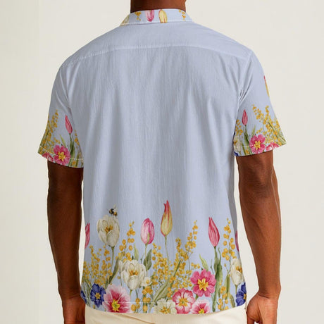 Spring In Your Step (Cotton Button Shirt)-Cotton Button Shirt-Swish Embassy