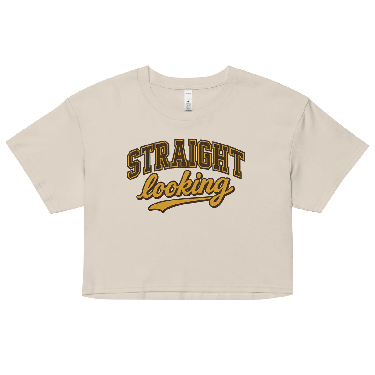 Straight Looking (Crop Top)-Crop Top-Swish Embassy