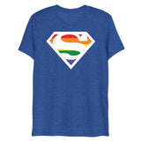 Super Gay (Triblend)-Triblend T-Shirt-Swish Embassy
