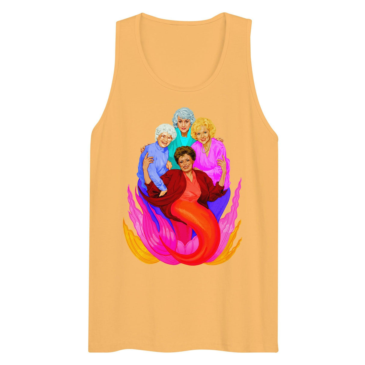 Thank You for Being a Finned (Tank Top)-Tank Top-Swish Embassy