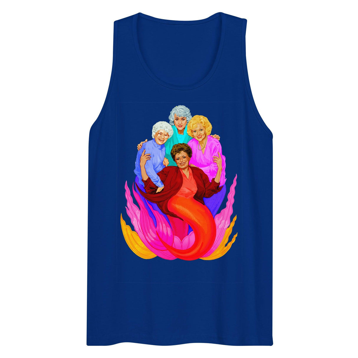 Thank You for Being a Finned (Tank Top)-Tank Top-Swish Embassy