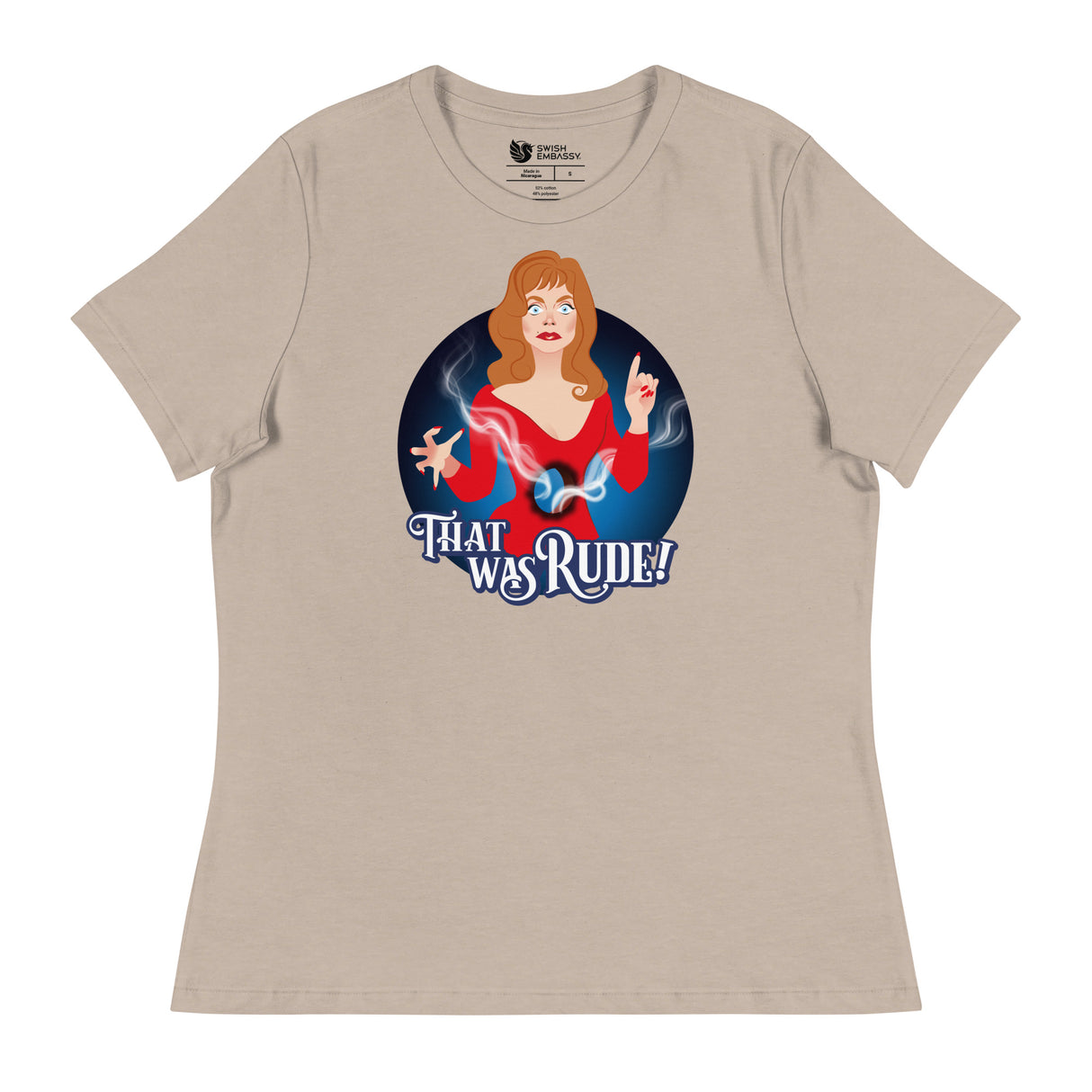 That Was Rude (Women's Relaxed T-Shirt)-Women's T-Shirts-Swish Embassy