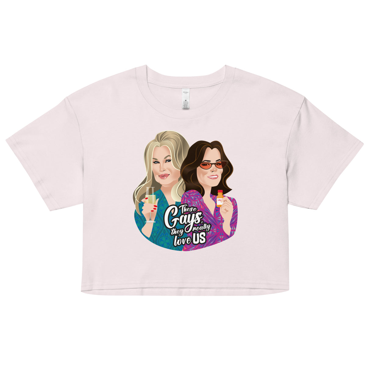 These Gays Love Us (Crop Top)-Crop Top-Swish Embassy