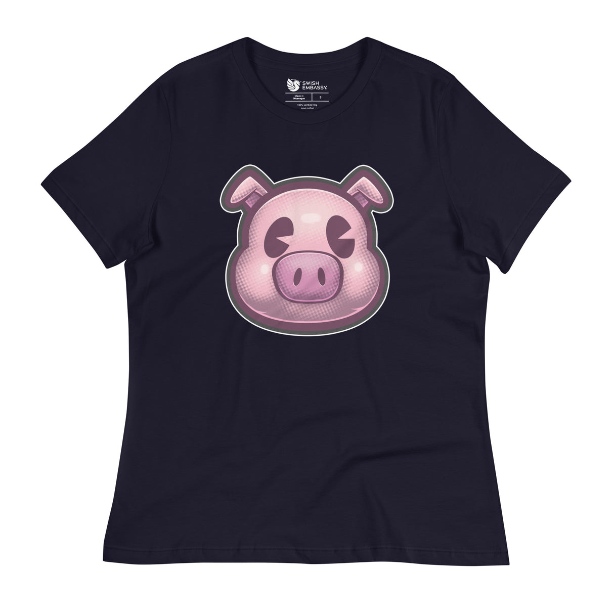 This Little Piggy (Women's Relaxed T-Shirt)-Women's T-Shirts-Swish Embassy