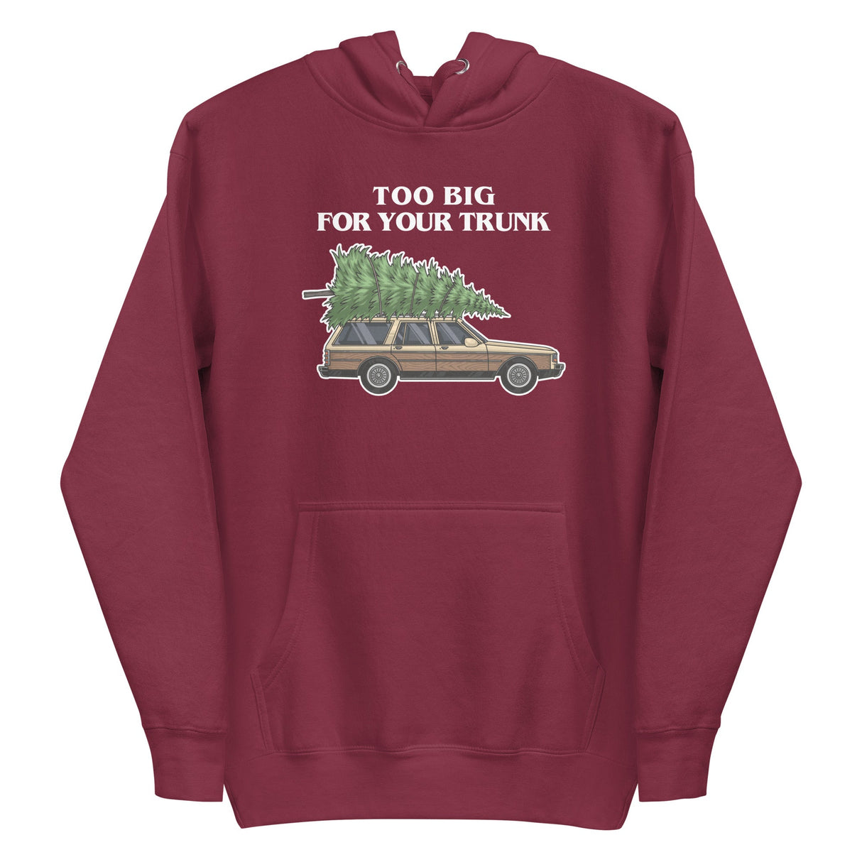 Too Big For Your Trunk (Hoodie)-Christmas Hoodies-Swish Embassy