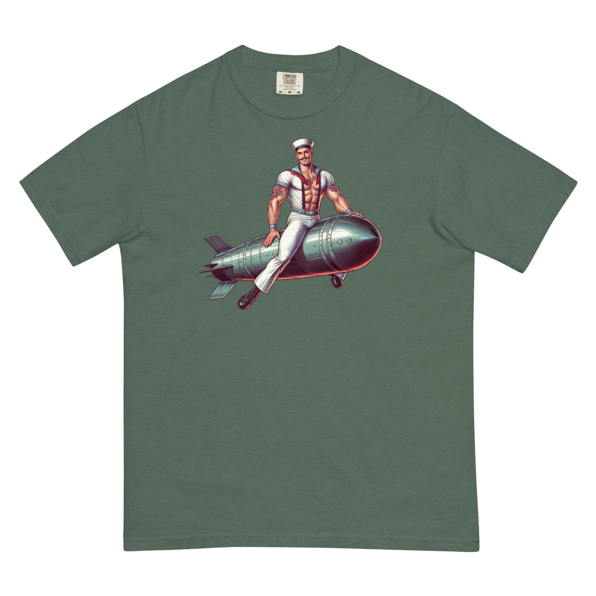 Torpedo Away (Boxy Tee)-Boxy T-Shirt-Swish Embassy