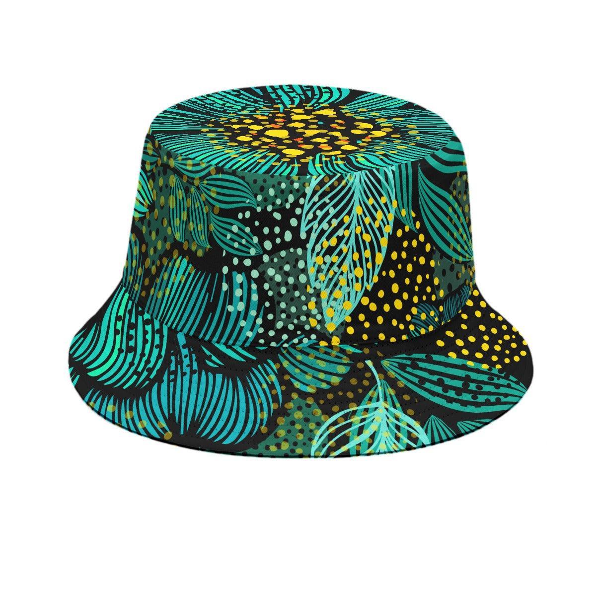 Turquoise (Allover Bucket Hat)-Allover Bucket Hat-Swish Embassy
